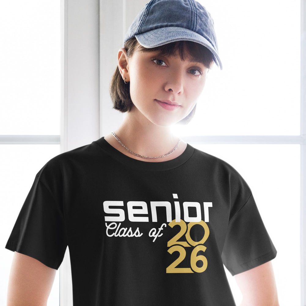 Class of 2026 Senior Crop Top: Your Signature Soft & Chic Te...
